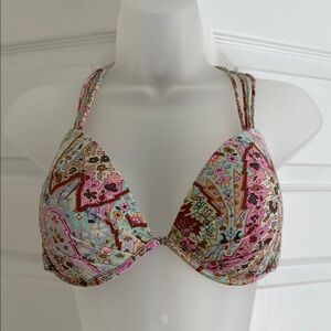 Colorful Paisley Bikini Top